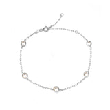 Volta eyelet crystal bracelet