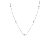 Volta eyelet crystal necklace