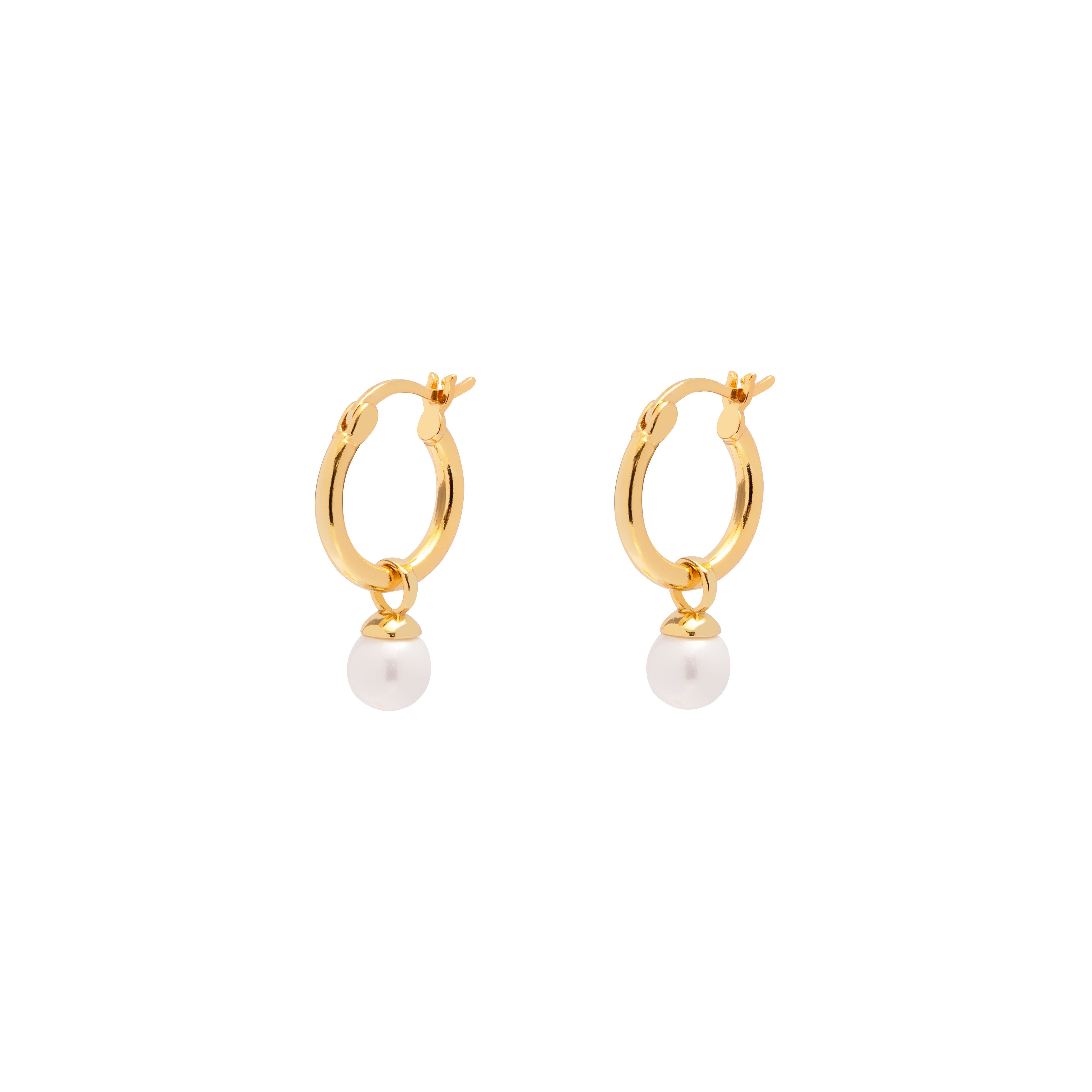 Yori freshwater hoop earrings | MEZI
