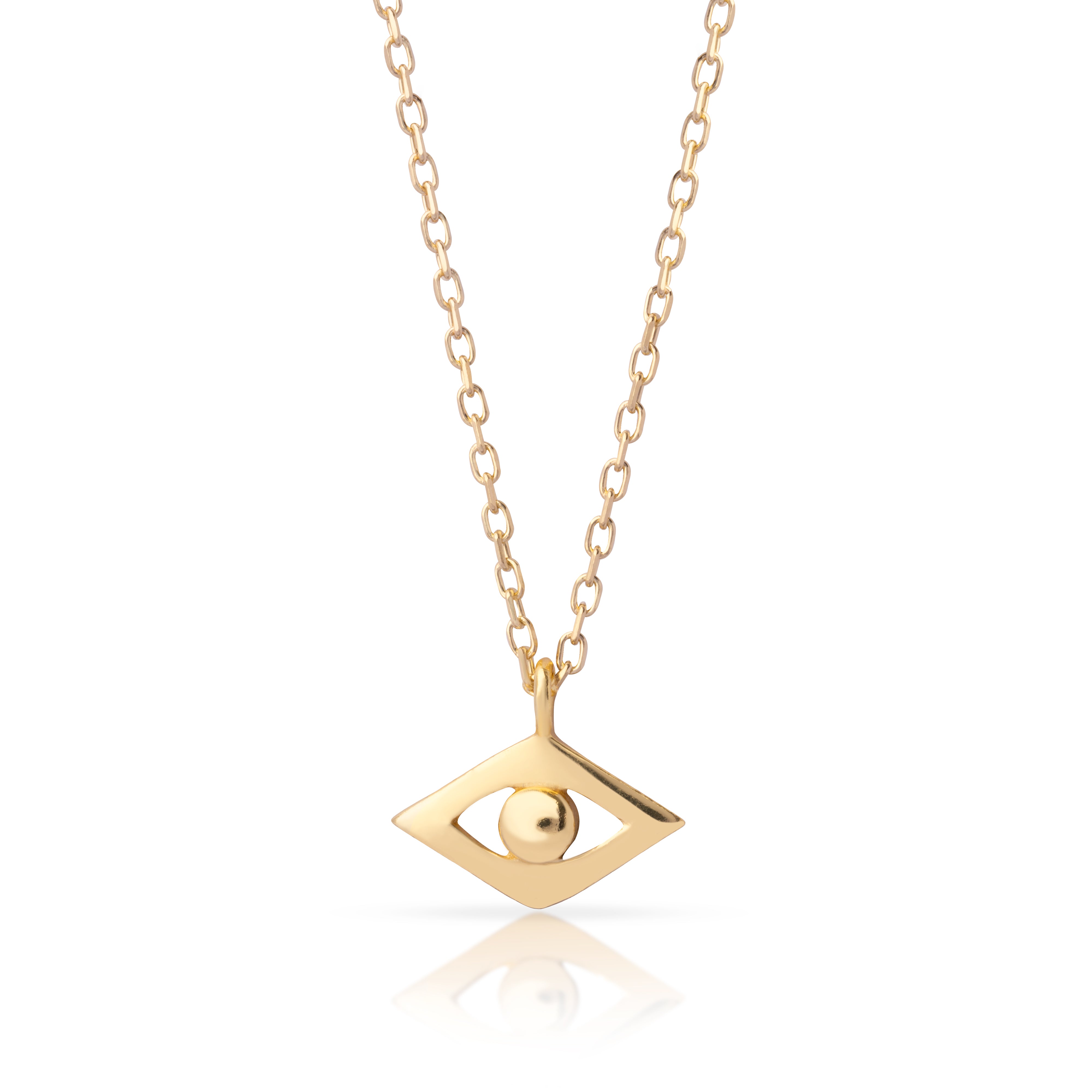 Zenon Evil Eye Pendant – 14k Gold Vermeil | MEZI | MEZI