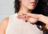 Capricorn star sign gold necklace