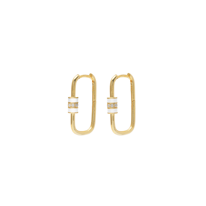 Desperada enamel rectangle hoops