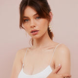 Everly semi precious 2 micron earrings