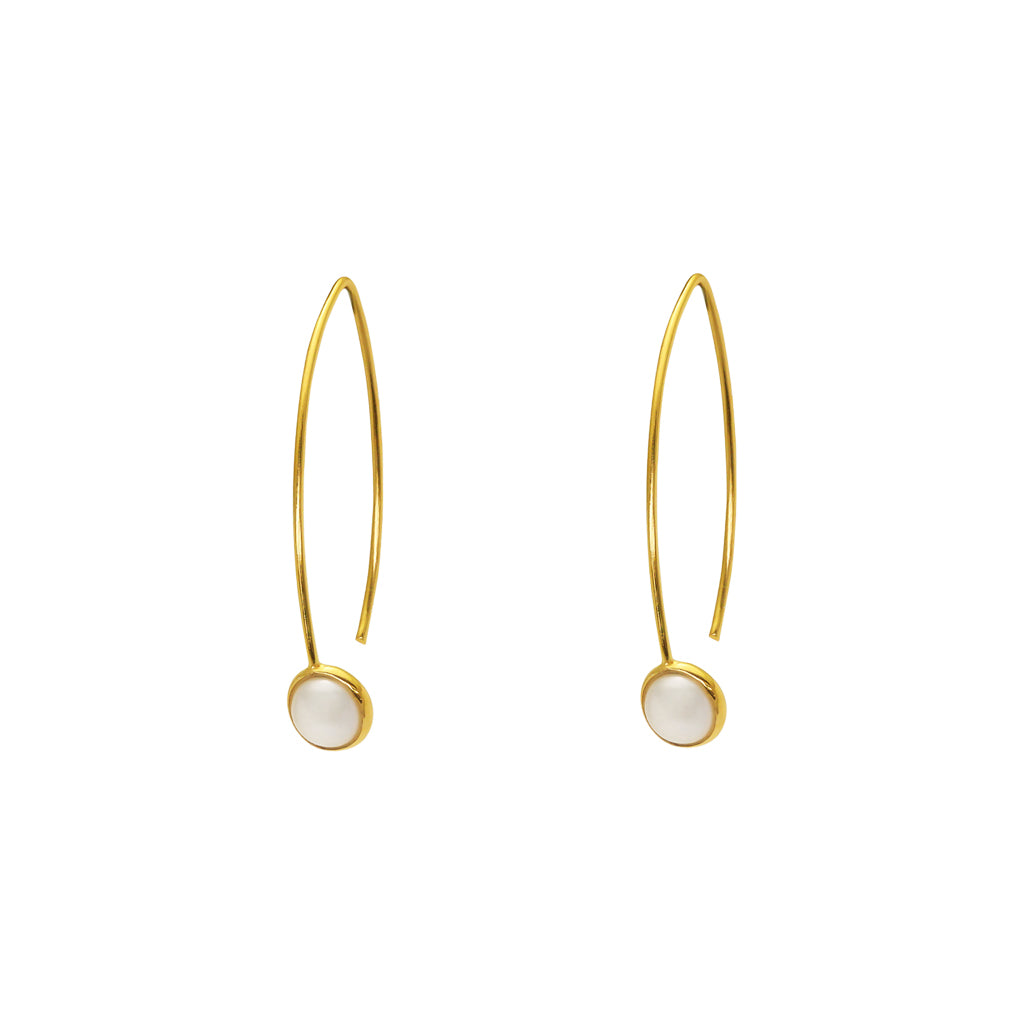 Yara freshwater pearl earrings