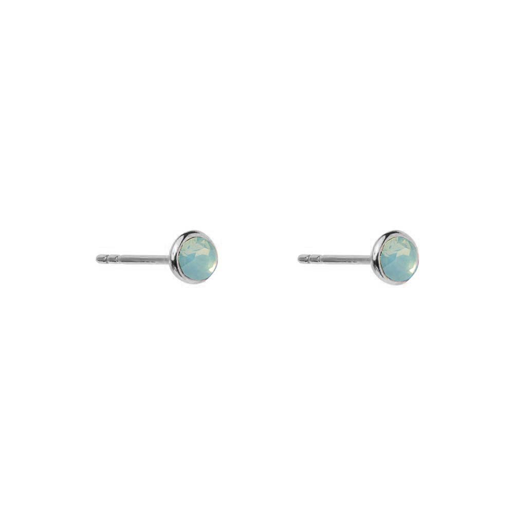Nash crystal mint studs | MEZI