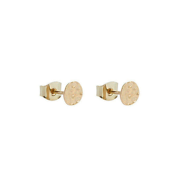 Bracha 2 micron gold stud earrings