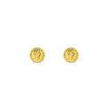 Coin gold studs