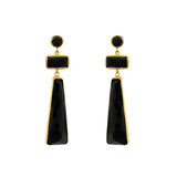 Camila semi precious 2 micron earring