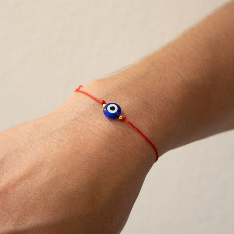 Evil eye red string bracelet