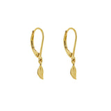 Rese feather earrings