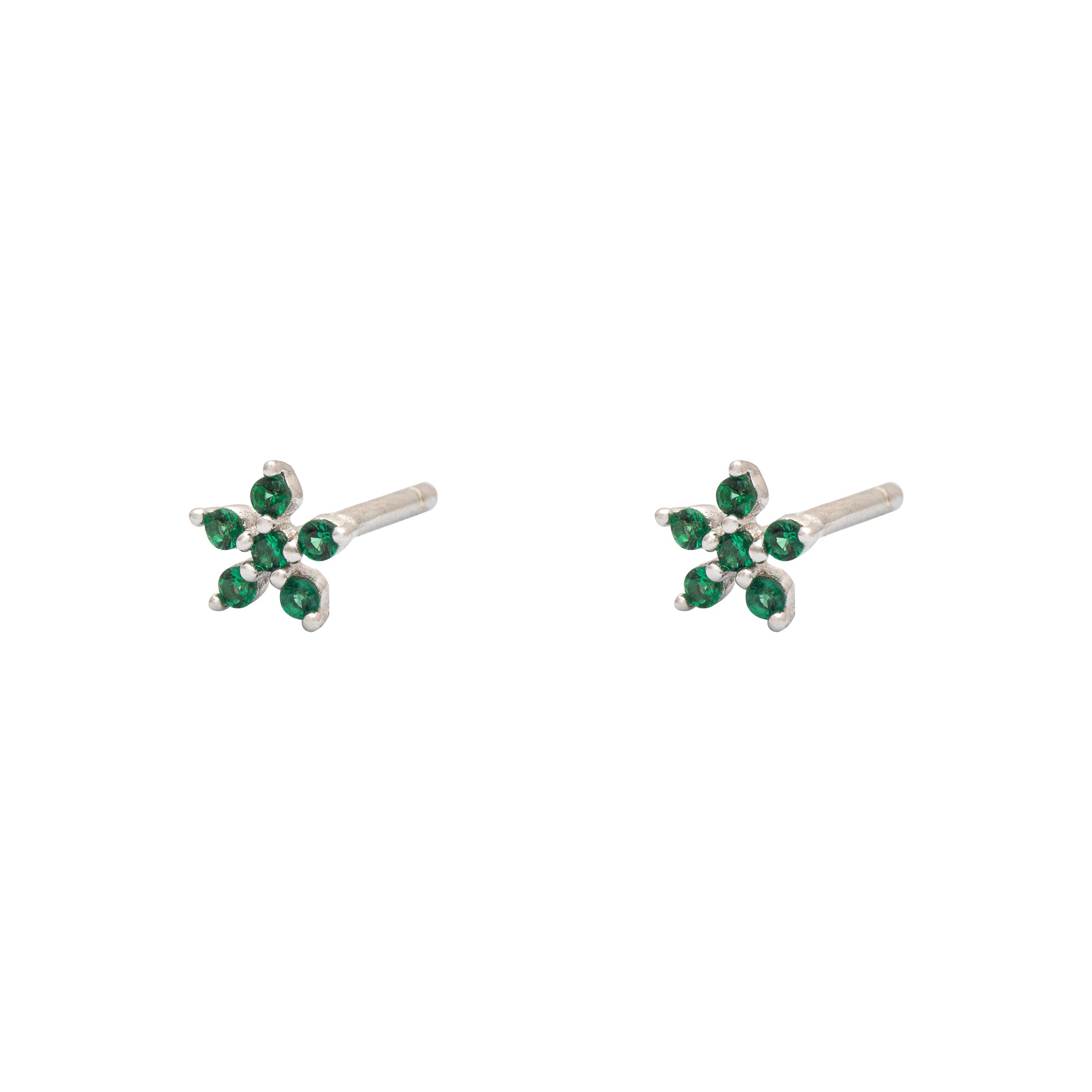 Cary flower crystal studs | MEZI
