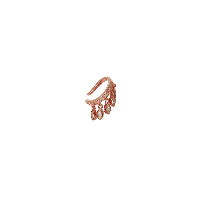 Malani conch crystal ear cuff