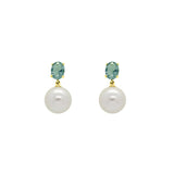 Henri pearl and crystal earrings