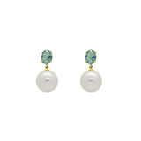 Henri pearl and crystal earrings