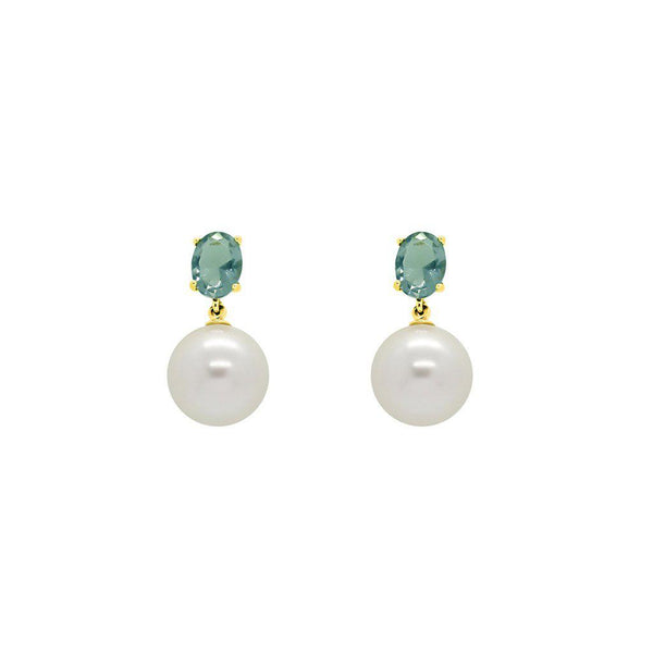 Henri pearl and crystal earrings