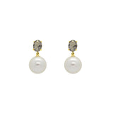 Henri pearl and crystal earrings