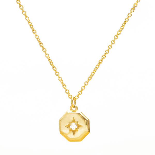 Alita gold pendant