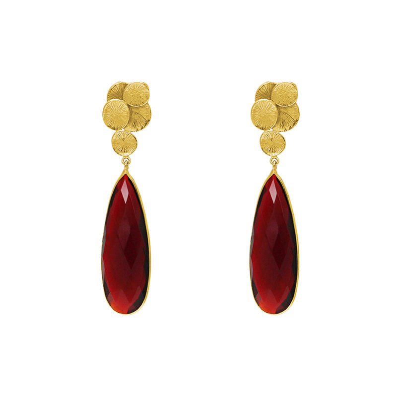 Karissa 2 micron gold earrings