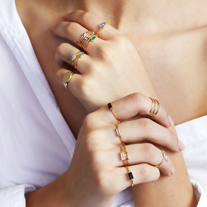 Lucia semi precious ring