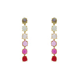 Sol semi precious stone earrings