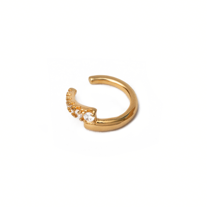 Peyton gold plated ear cuff