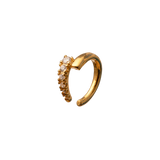 Peyton gold plated ear cuff