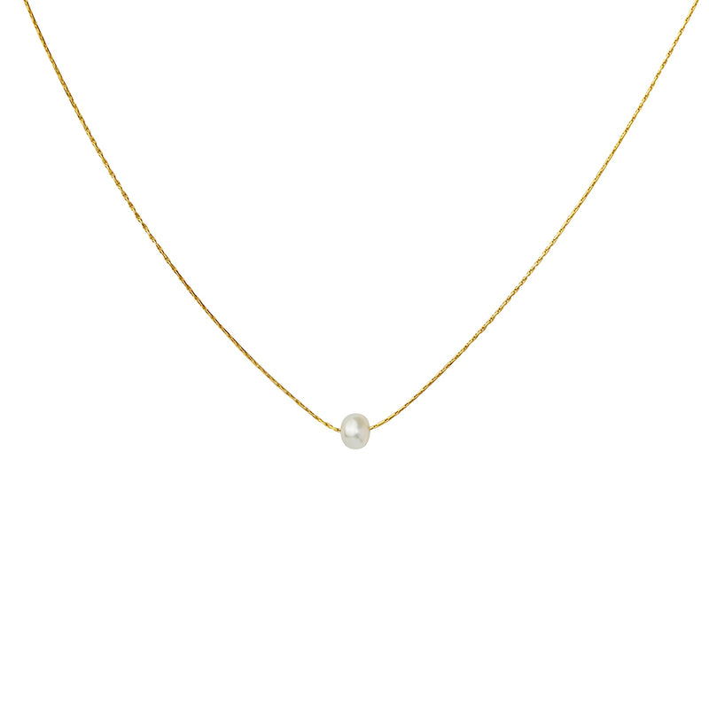 Lurice small freshwater pearl gold pendant