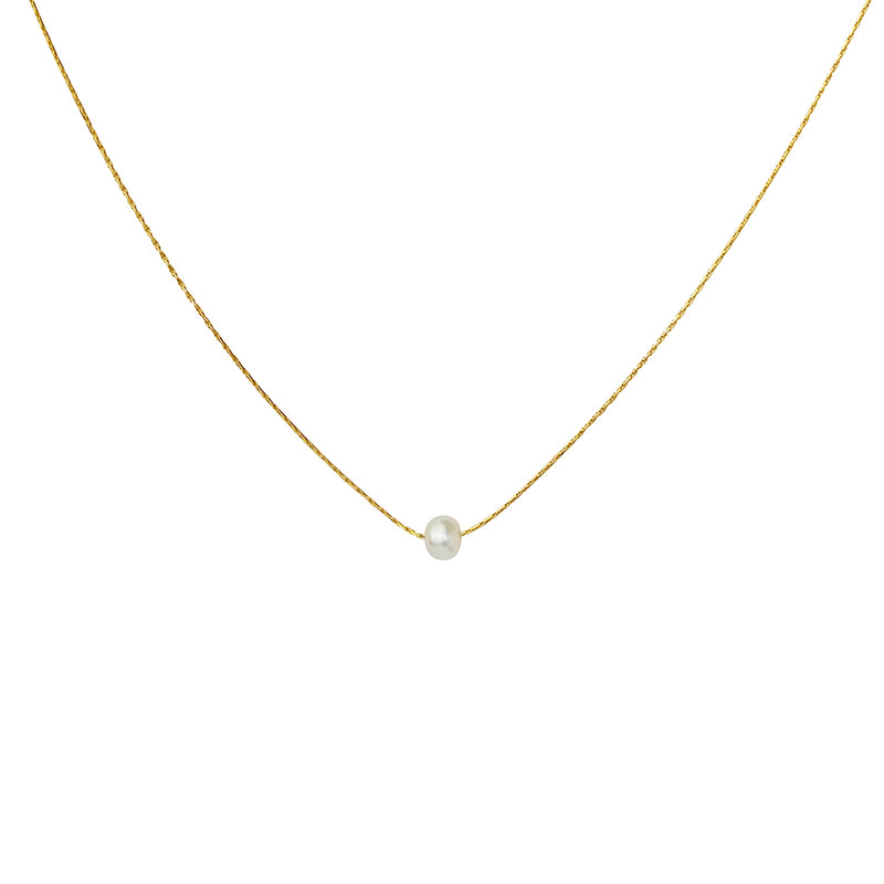 Lurice small freshwater pearl gold pendant