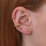 Plain small conch earring