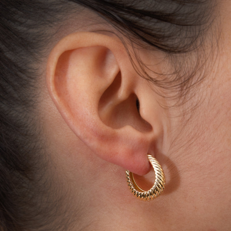 Karia huggie earrings