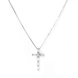 Angara crystal cross pendant