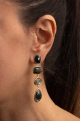 Valentina semi-precious stone earring