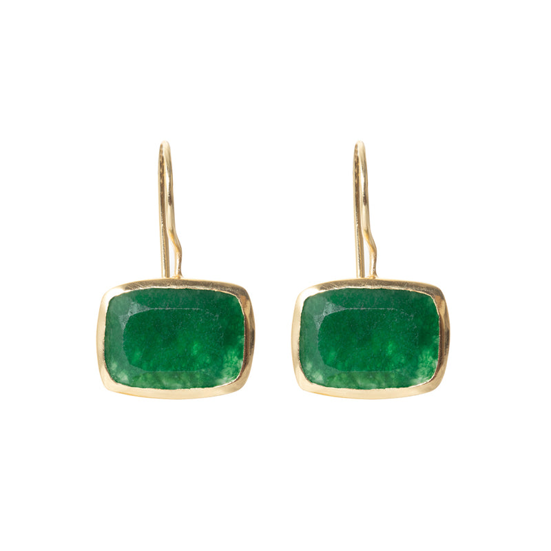 Cecilia semi-precious gold earrings