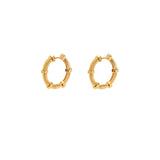 Chenai textured hoop earrings