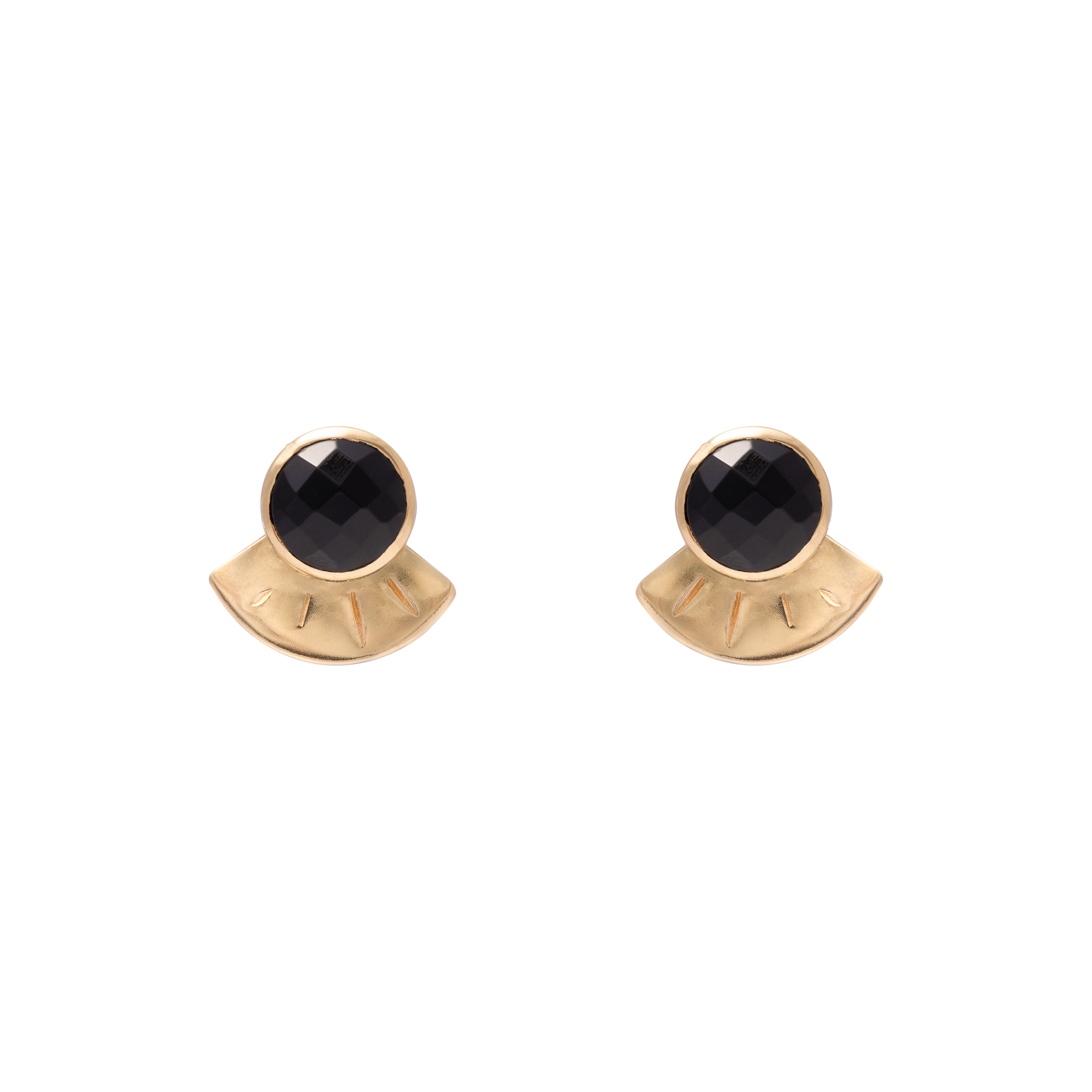 Melosa gold semi precious studs | MEZI