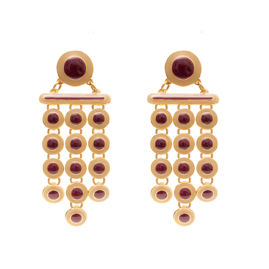 Cascade antique gold earrings | MEZI