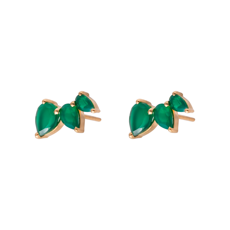 Cielo pear shape semi-precious studs