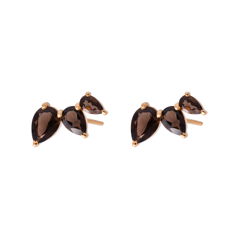 Cielo pear shape semi-precious studs