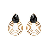 Bailey Tear drop semi-precious stone earring