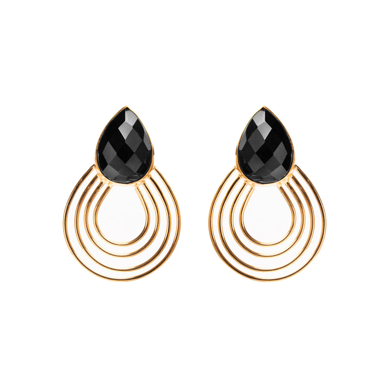 Bailey Tear drop semi-precious stone earring