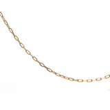 Roque link gold chain necklace