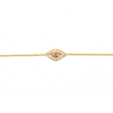 Tierra evil eye labradorite bracelet