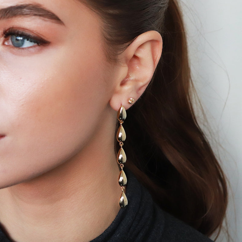 Novello 2 micron gold studs