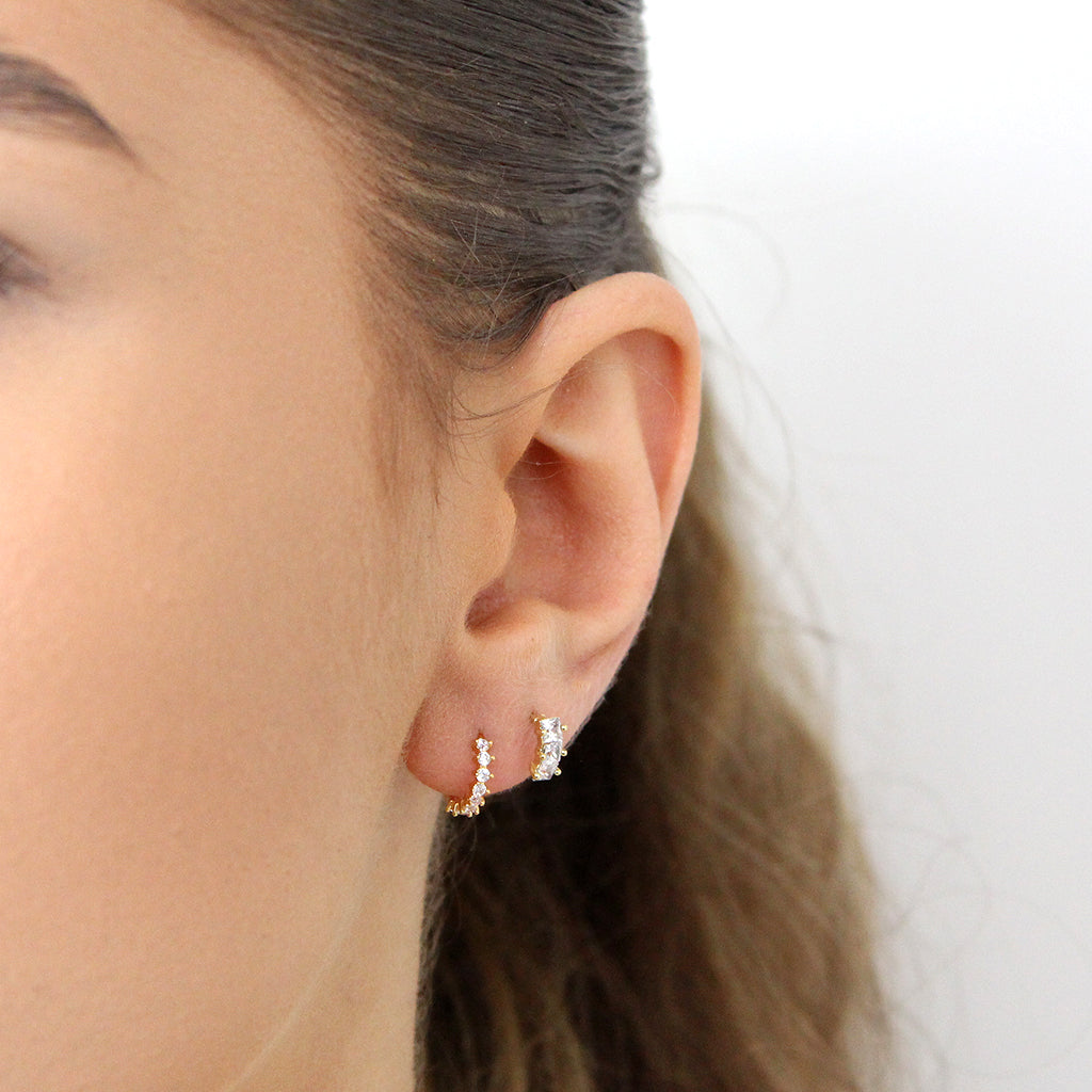 Natali crystal drop earrings | MEZI
