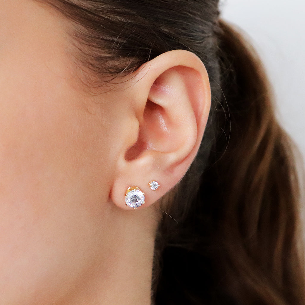 Mabel II 8mm crystal base studs | MEZI