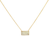Odin moonstone 2 micron gold hammered pendant