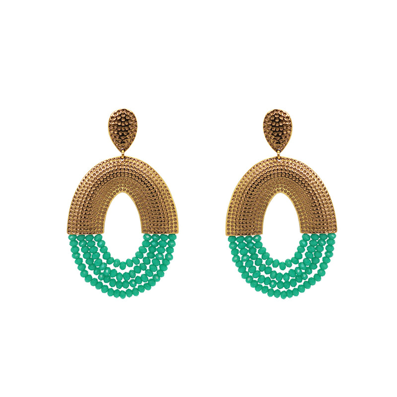 Vidigal white pearl earrings