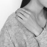 Ela sterling silver ring