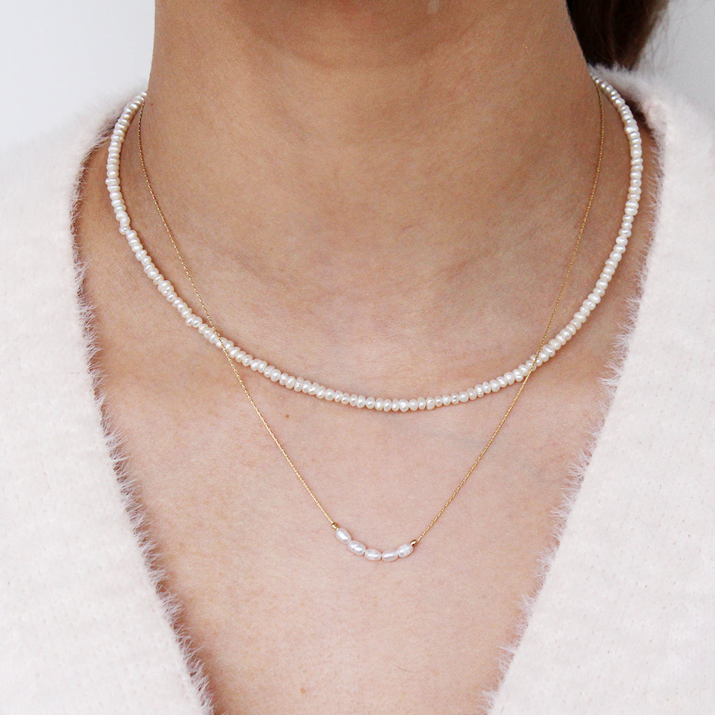 Tinley freshwater pearl necklace | MEZI
