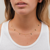 Louna semi precious necklace